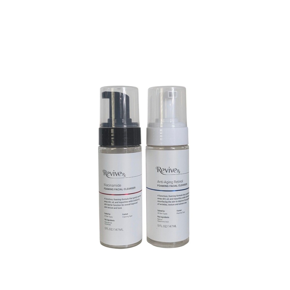 Revive RX - Foaming Niacinamide & Retinol Foaming Facial Cleanser, Set Of 2